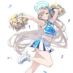 This is a pixiv picture whose title is アスナ（応援団）.