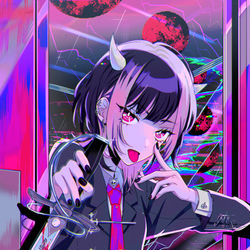 This is a pixiv picture whose title is 残機Ø.