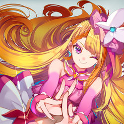 This is a pixiv picture whose title is キュアバタフライ.