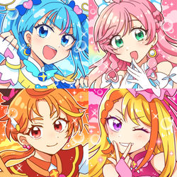 This is a pixiv picture whose title is ひろがるスカイ！プリキュア.