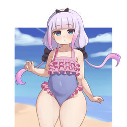 This is a pixiv picture whose title is Kanna owo.