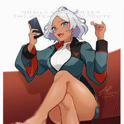 This is a pixiv picture whose title is セセリア生足ありがとう.