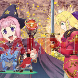 This is a pixiv picture whose title is 【宣伝】購入特典情報.