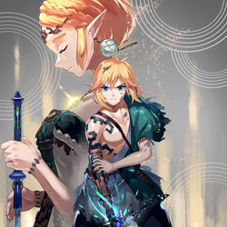 This is a pixiv picture whose title is 【ゼルダの伝説 ティアーズ オブ ザ キングダム】.