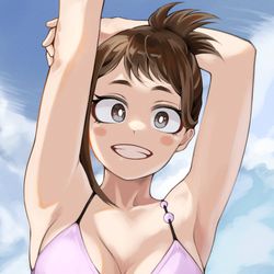 This is a pixiv picture whose title is お茶子.