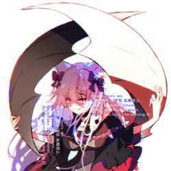 This is a pixiv picture whose title is 【skeb】獣耳悪魔羽の女の子.