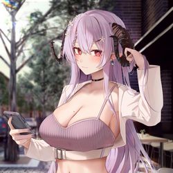 This is a pixiv picture whose title is 熔秋.