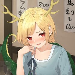This is a pixiv picture whose title is (もうすぐ終電なんだけどな…).