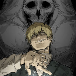 This is a pixiv picture whose title is 出る度に人の道から外れていく男.