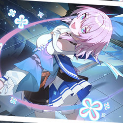 This is a pixiv picture whose title is 三月七.