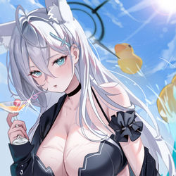 This is a pixiv picture whose title is 砂狼シロコ.