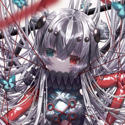 This is a pixiv picture whose title is 蜘蛛ノ糸（表情差分あり）.