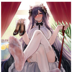 This is a pixiv picture whose title is 主人的奖励🥵.