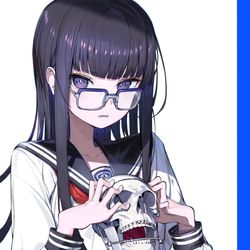 This is a pixiv picture whose title is 👀.