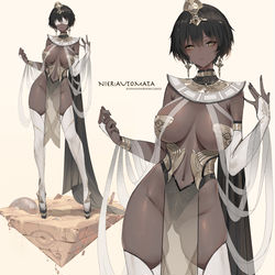This is a pixiv picture whose title is 2B Pharaoh.