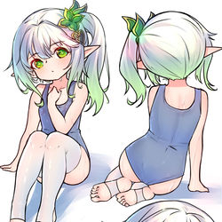 This is a pixiv picture whose title is 🌿.
