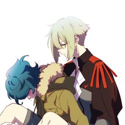 This is a pixiv picture whose title is 19話のエラン5号とノレア.