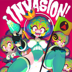 This is a pixiv picture whose title is Martian-chan.