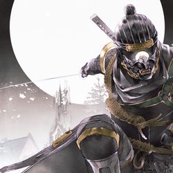 This is a pixiv picture whose title is Destiny 2 × Ghost Of Tsushima.