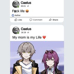 This is a pixiv picture whose title is Hmmm Caelus?.