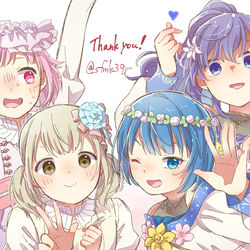 This is a pixiv picture whose title is Twitterのありがとうの絵(祝6万人).
