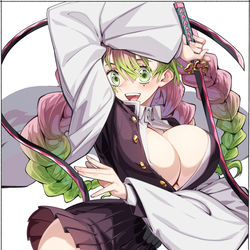 This is a pixiv picture whose title is 甘露寺蜜璃.