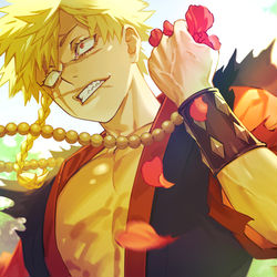 This is a pixiv picture whose title is 弔兵衛.