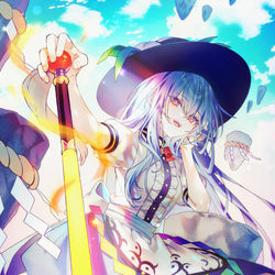 This is a pixiv picture whose title is 比那名居天子.
