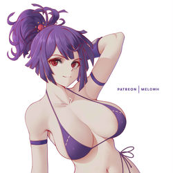 This is a pixiv picture whose title is Yuzuriha.