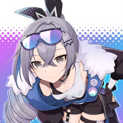 This is a pixiv picture whose title is 銀狼-Silver Wolf-.