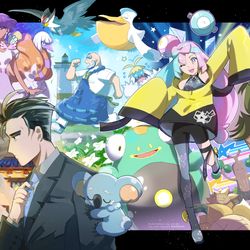 This is a pixiv picture whose title is パルデアジムリーダー.