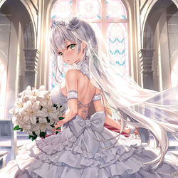 This is a pixiv picture whose title is わたし……似合ってるかな？.