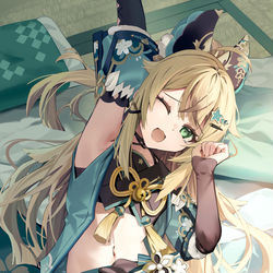 This is a pixiv picture whose title is ごろにゃん綺良々.