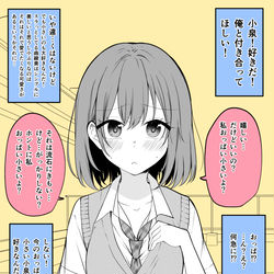 This is a pixiv picture whose title is 「でも私おっぱい小さいよ？」.
