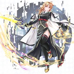 This is a pixiv picture whose title is フェイト.