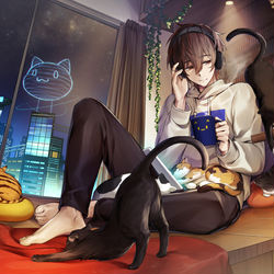 This is a pixiv picture whose title is Direction 2 the Night.