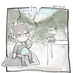 This is a pixiv picture whose title is とんスキ絵.