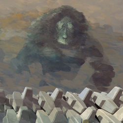 This is a pixiv picture whose title is 見ざる.