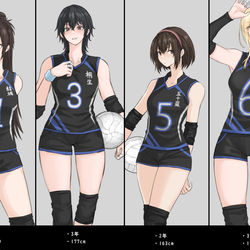 This is a pixiv picture whose title is バレー女子's.