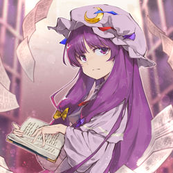 This is a pixiv picture whose title is パチュリー.