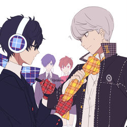 This is a pixiv picture whose title is ペルソナまとめ.