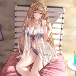 This is a pixiv picture whose title is 【skeb絵】水着ジャンヌ.