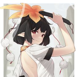 This is a pixiv picture whose title is 文.