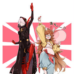 This is a pixiv picture whose title is カルジナ＋ログ②.
