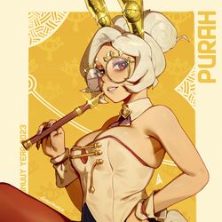 This is a pixiv picture whose title is バニーガールのプルア.