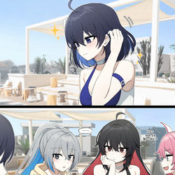 This is a pixiv picture whose title is honkai 3rd.