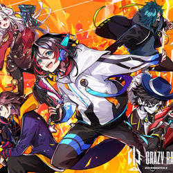 This is a pixiv picture whose title is 第2回CRカップ優勝チーム『漢五人』優勝記念チームアート.
