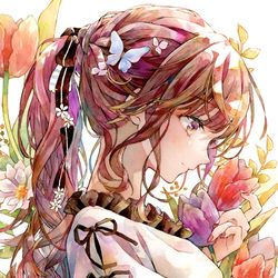 This is a pixiv picture whose title is 透明水彩＊春.