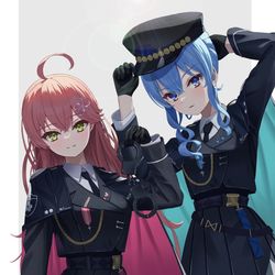 This is a pixiv picture whose title is (skeb) みこめっと警察だゾ！🌸☄️.