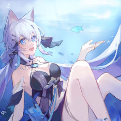 This is a pixiv picture whose title is 猫猫琪🐱.